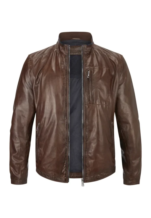 Herren Milestone Lederjacke