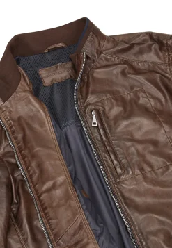 Herren Milestone Lederjacke
