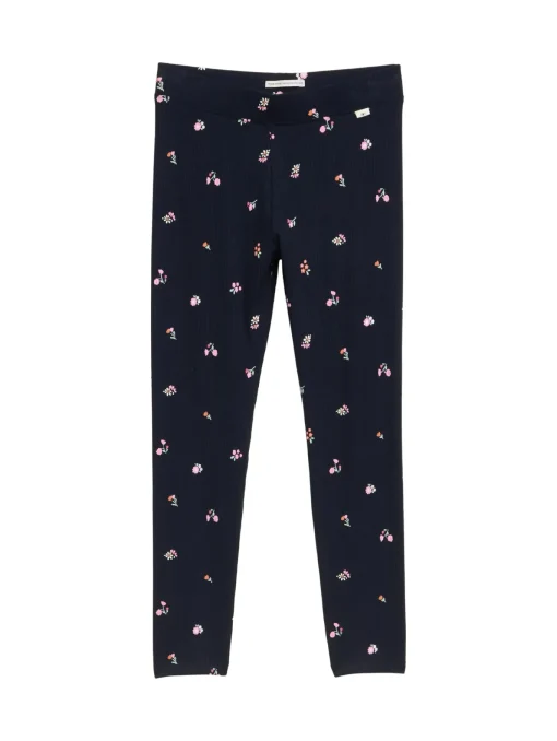 Kinder Tom Tailor Denim Leggings mit Blumenmuster