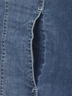 Damen Via Appia Due Leicht verwaschene Jeansjacke