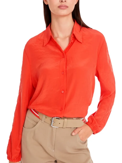 Damen Marc Cain Leichte Hemdbluse in Uni