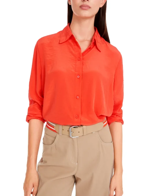Damen Marc Cain Leichte Hemdbluse in Uni