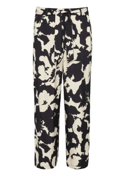 Damen Comma Leichte Hose im Relaxed Fit mit weitem Bein