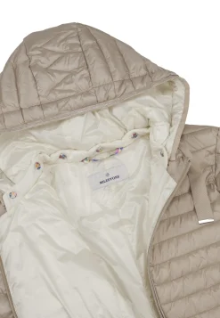 Damen Milestone Leichte quergesteppte Basic Steppjacke