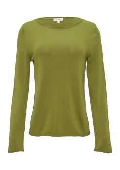 Damen s.Oliver Leichter Feinstrickpullover mit Rollkante