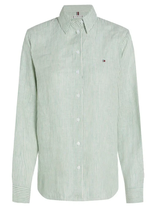 Damen Tommy Hilfiger Leinen Bluse