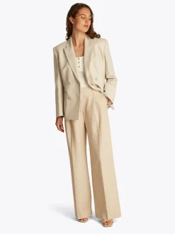Damen Tommy Hilfiger Leinen Mix Blazer