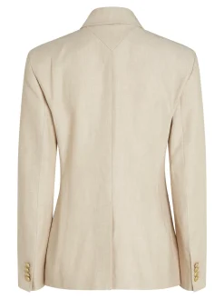 Damen Tommy Hilfiger Leinen Mix Blazer