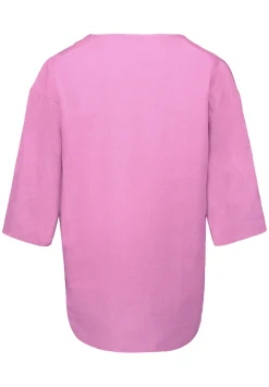 Damen Cartoon Leinenbluse