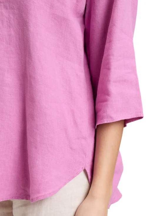 Damen Cartoon Leinenbluse