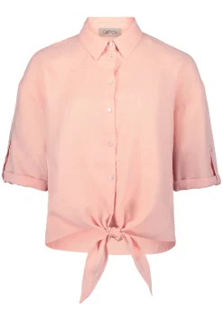 Damen Cartoon Leinenbluse