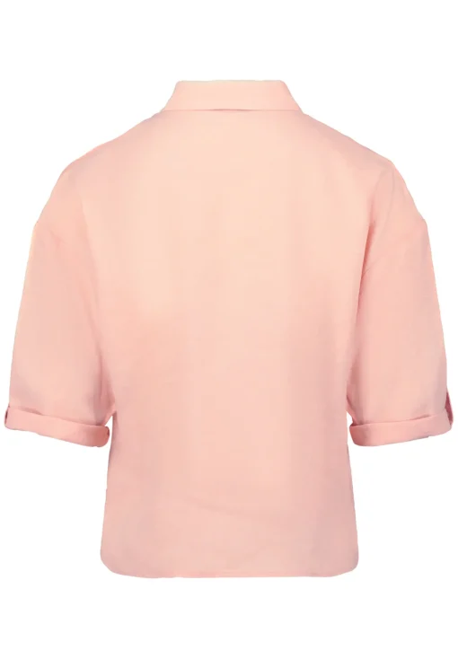 Damen Cartoon Leinenbluse