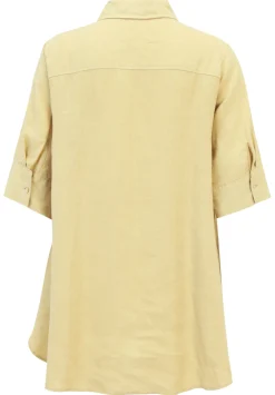 Damen Cartoon Leinenbluse