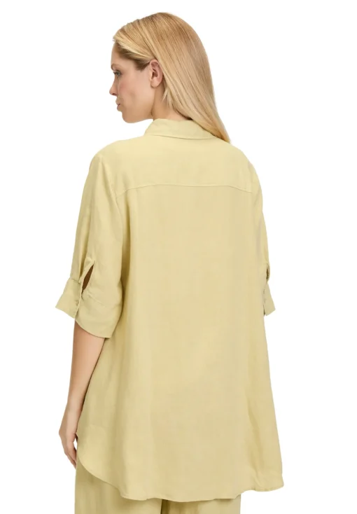 Damen Cartoon Leinenbluse
