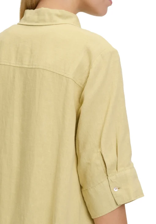 Damen Cartoon Leinenbluse