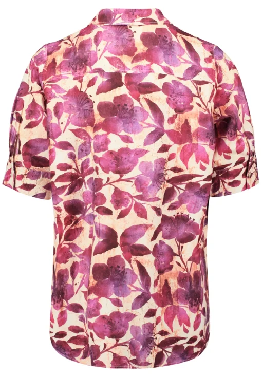 Damen Cartoon Leinenbluse