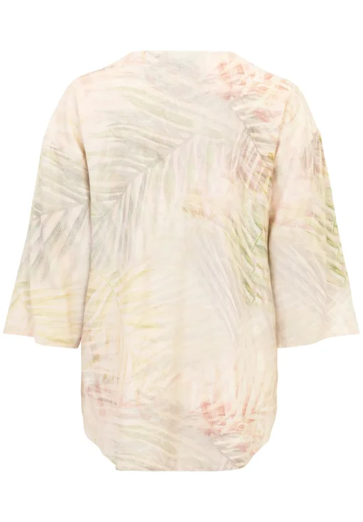 Damen Cartoon Leinenbluse