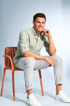Herren Casa Moda Leinenhemd