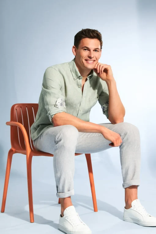 Herren Casa Moda Leinenhemd