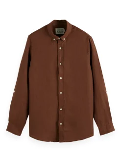 Herren Scotch & Soda Leinenhemd