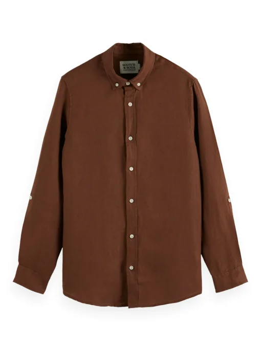 Herren Scotch & Soda Leinenhemd