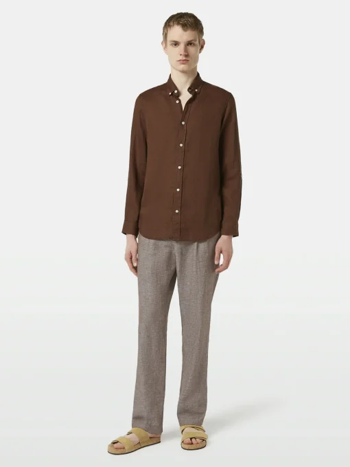 Herren Scotch & Soda Leinenhemd