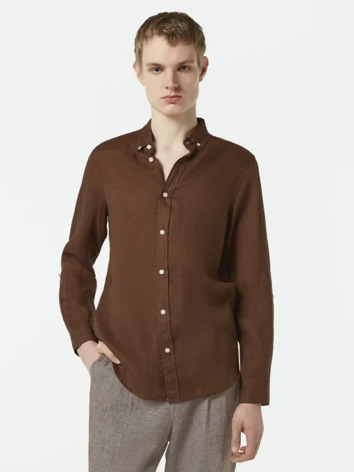 Herren Scotch & Soda Leinenhemd