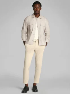 Herren Calvin Klein Leinenhemd Langarm