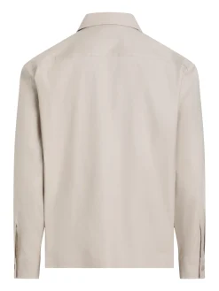 Herren Calvin Klein Leinenhemd Langarm