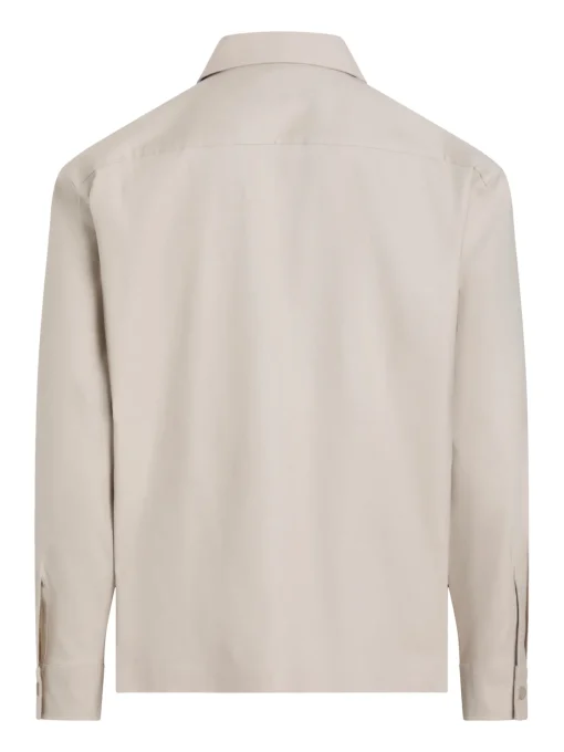 Herren Calvin Klein Leinenhemd Langarm