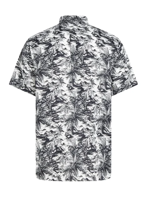 Herren Tommy Hilfiger Leinenhemd mit Vacation Print