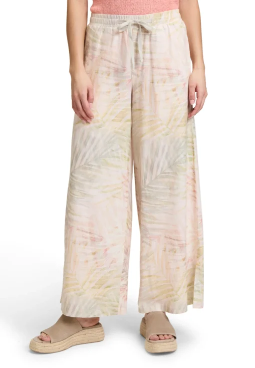 Damen Cartoon Leinenhose