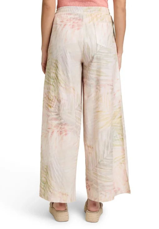 Damen Cartoon Leinenhose