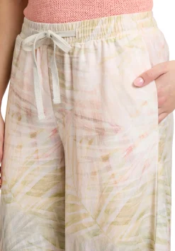 Damen Cartoon Leinenhose