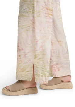 Damen Cartoon Leinenhose
