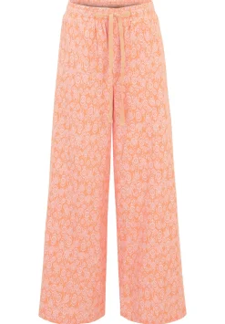Damen Cartoon Leinenhose