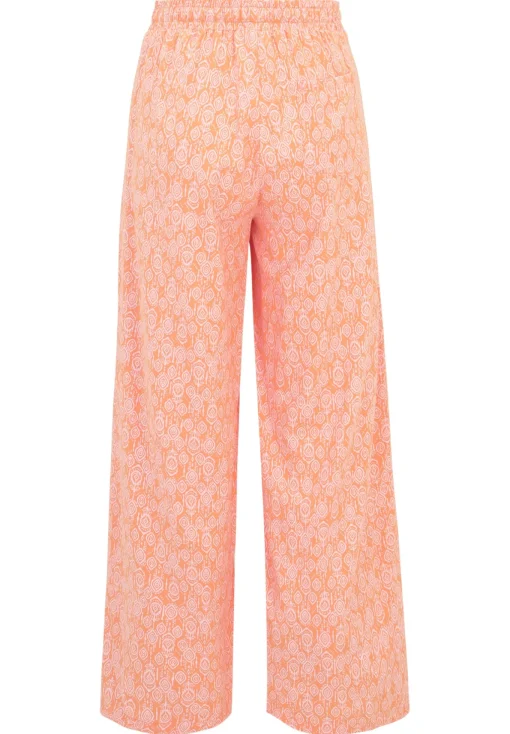 Damen Cartoon Leinenhose