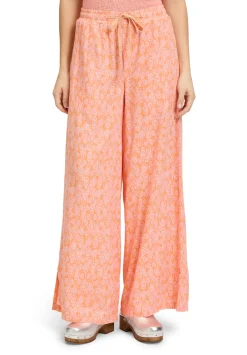 Damen Cartoon Leinenhose