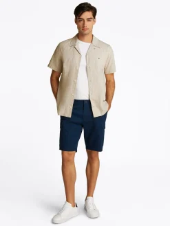 Herren Tommy Hilfiger Leinenmix Hemd