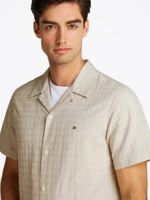Herren Tommy Hilfiger Leinenmix Hemd