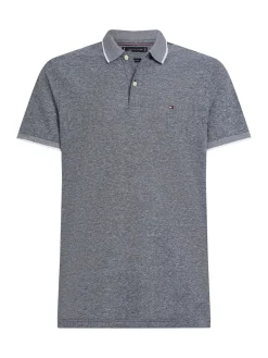 Herren Tommy Hilfiger Leinenmix Poloshirt