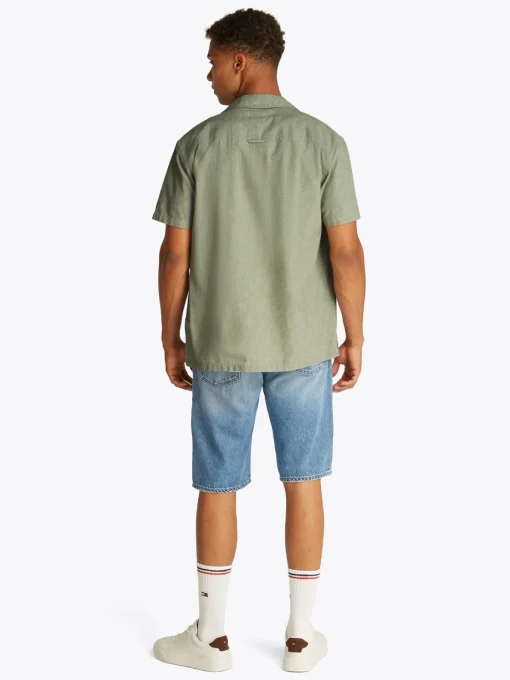 Herren Tommy Jeans Leinenmix-Hemd