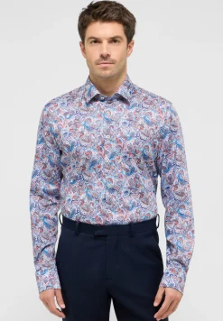 Herren Eterna Linen Shirt Twill Langarm