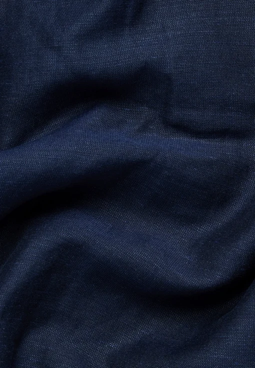 Herren Eterna Linen Shirt Twill Langarm