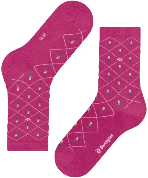 Damen Burlington Lipstick Damen Socken