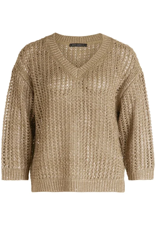Damen Betty Barclay Lochstrick-Pullover