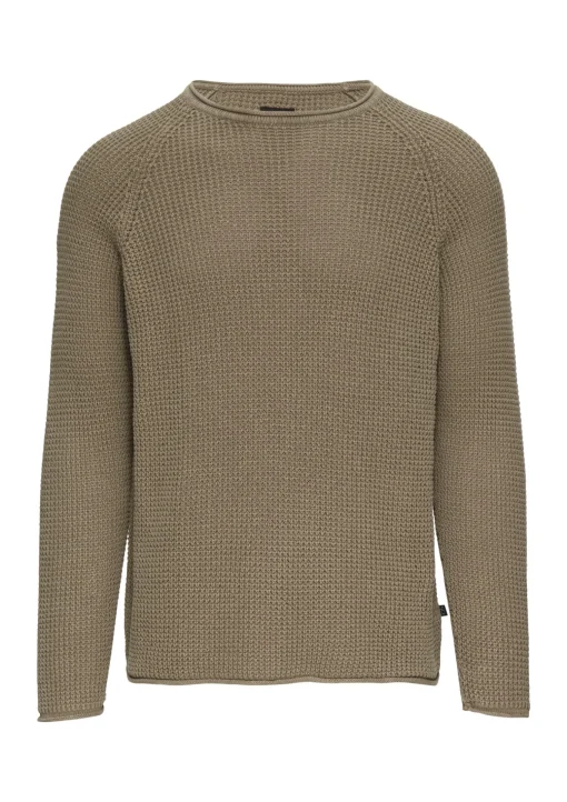 Herren QS Locker gestrickter Pullover mit Waschung