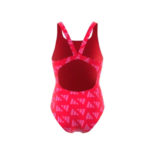 Kinder Adidas Logo Graphic V-Back Kids Badeanzug
