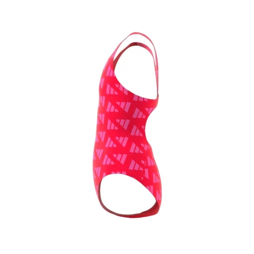 Kinder Adidas Logo Graphic V-Back Kids Badeanzug