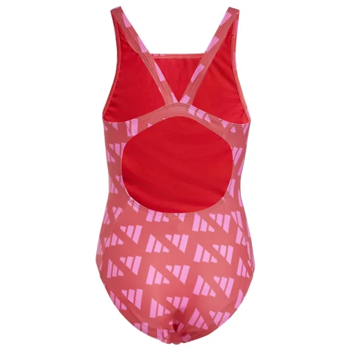 Kinder Adidas Logo Graphic V-Back Kids Badeanzug